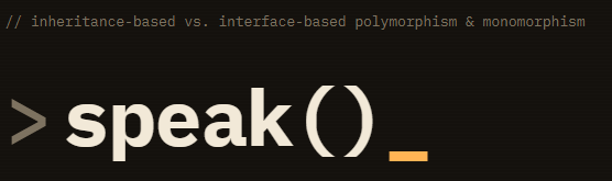 Inheritance-Based vs Interface-Based Polymorphism and Monomorphism preview
